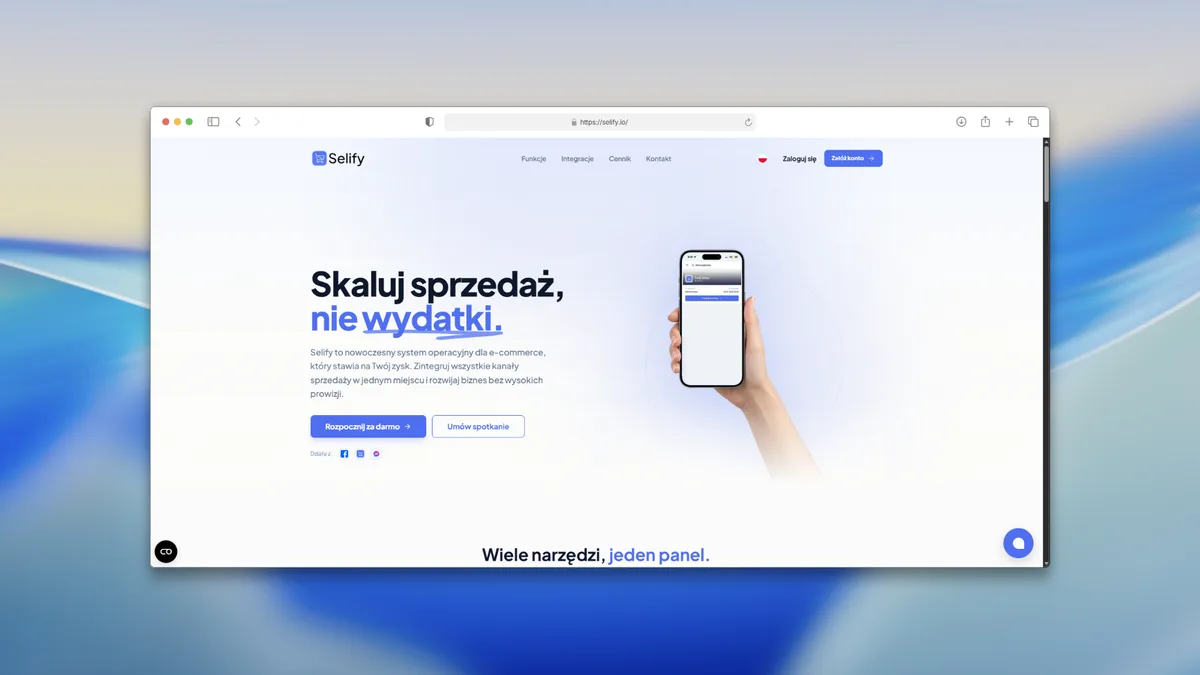 System zarządzania sprzedażą dla platformy Selify